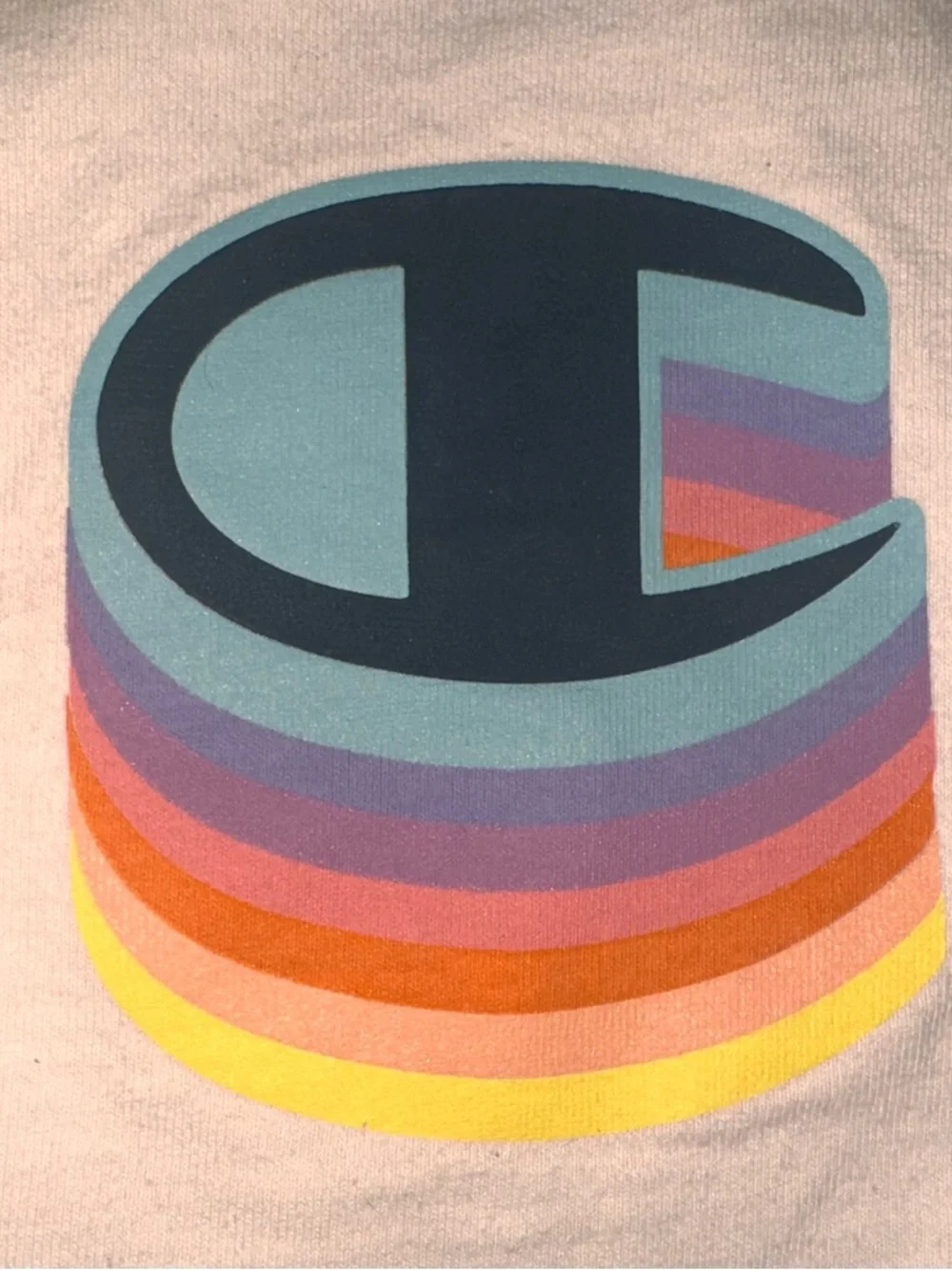Vintage Medium Champion White Graphic Short Sleeve Shirt - Picture 2 of 6